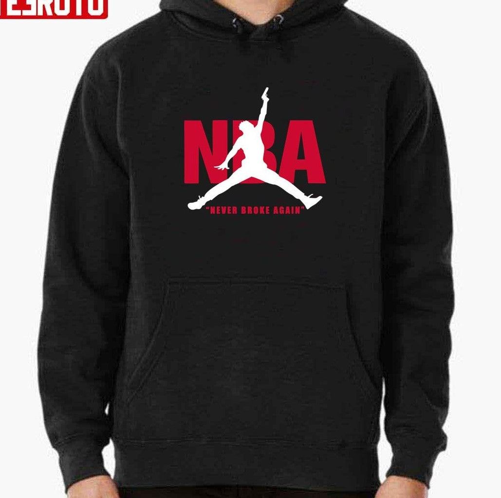 NBA Logo Never Broke Again NBA Youngboy Design Unisex Hoodie - T-Shirt, Sweatshirt, Hoodie