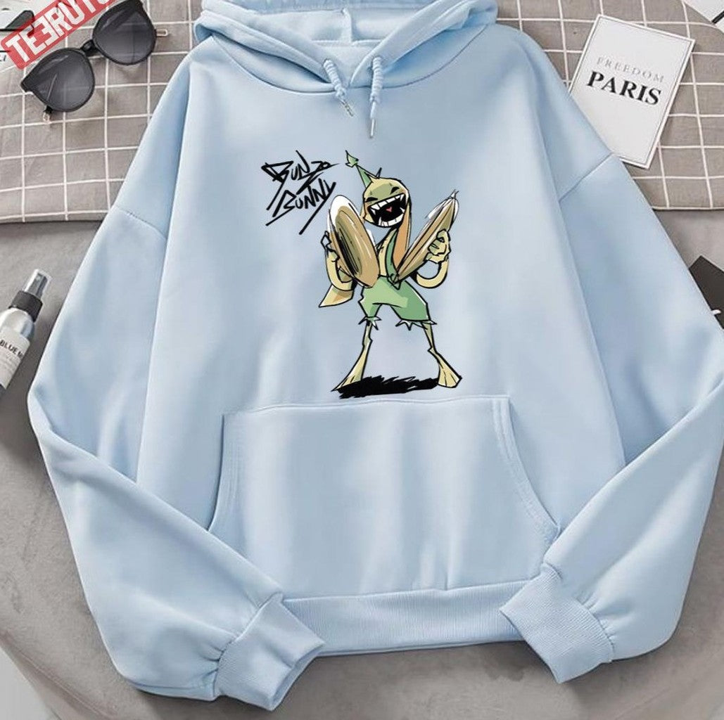 Scary Bunzo The Bunny Unisex Hoodie - T-Shirt, Sweatshirt, Hoodie