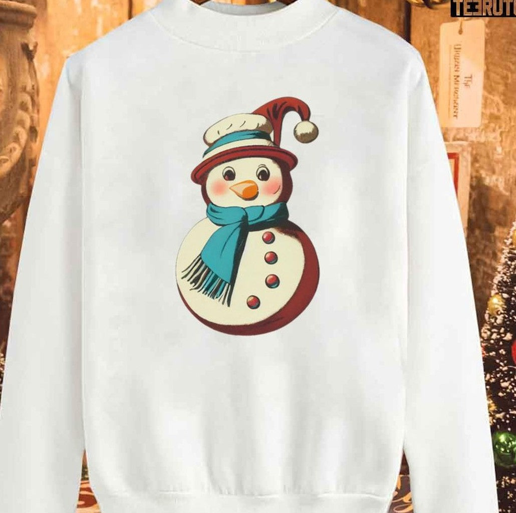 Pretty Snowman Unisex Sweatshirt - T-Shirt, Sweatshirt, Hoodie