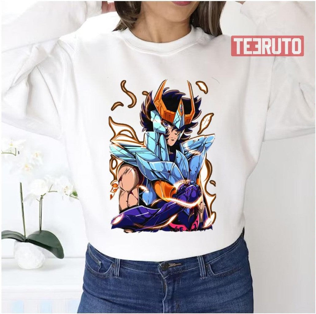 Phoenix Ikki Colored Saint Seiya Knights Of The Zodiac Unisex Sweatshirt - T-Shirt, Sweatshirt, Hoodie