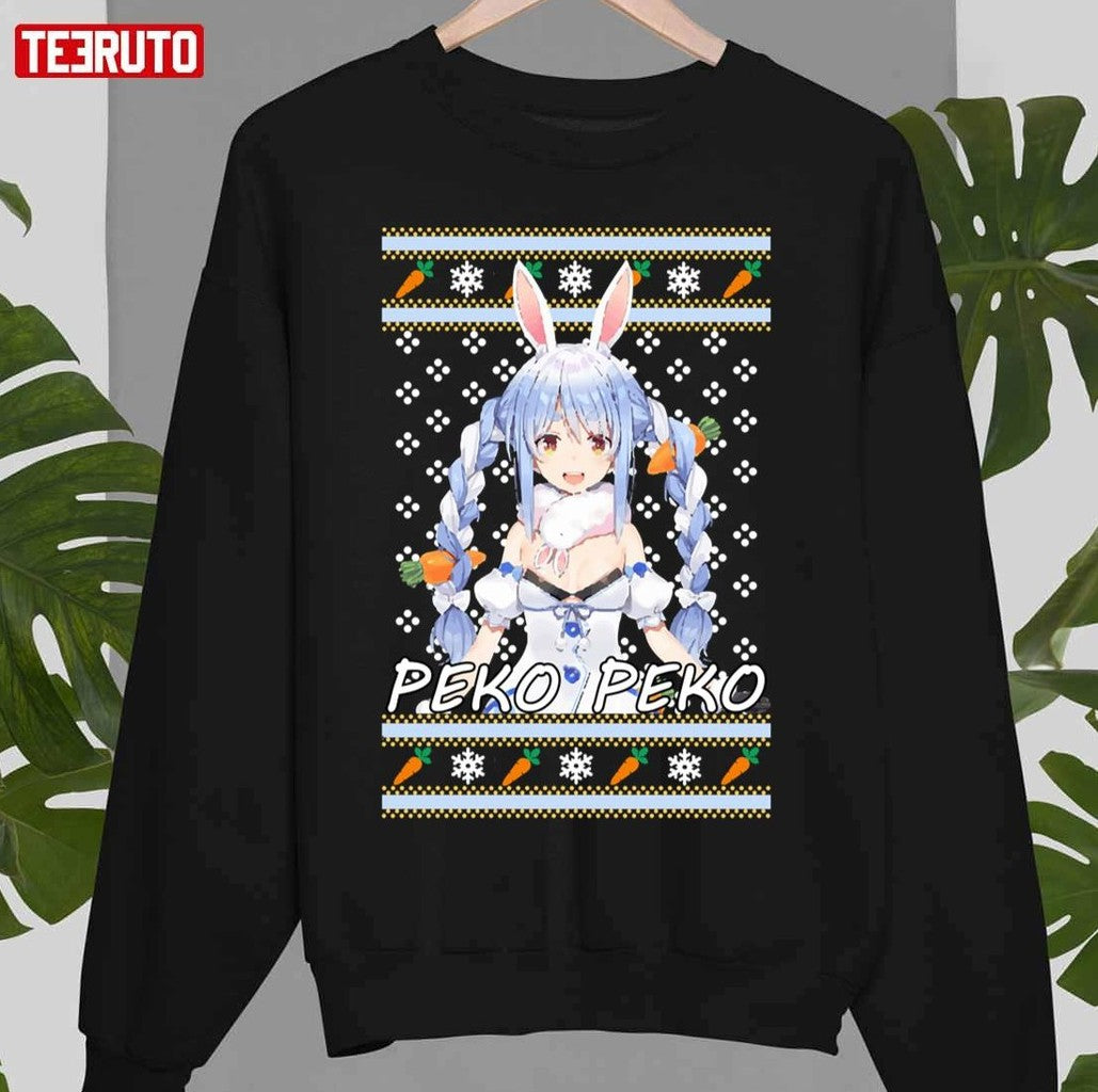 Pekora Peko Peko Hololive Christmas Unisex Sweatshirt - T-Shirt, Sweatshirt, Hoodie
