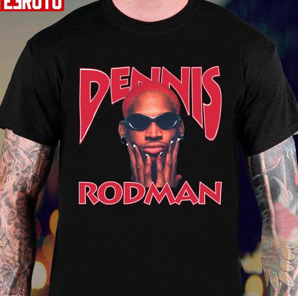 No 91 NBA Basketball Player Dennis Rodman Retro Vintage Graphic Unisex T-shirt - T-Shirt, Sweatshirt, Hoodie