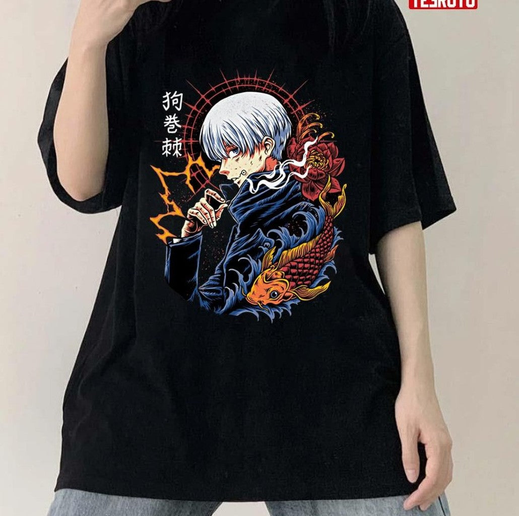 Old Japanese Pattern Jujutsu Kaisen Jjk Anime Toge Inumaki Artwork Unisex T-Shirt - T-Shirt, Sweatshirt, Hoodie