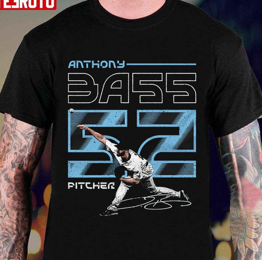 Anthony Bass Number 52 Baseball Pitcher Vintage Unisex T-shirt - T-Shirt, Sweatshirt, Hoodie
