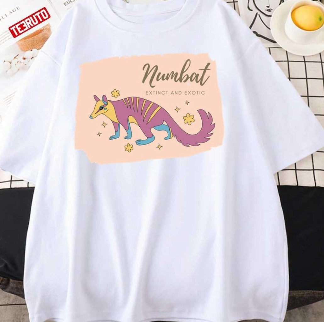 Numbat Australian Animal Extinct And Exotic Unisex T-Shirt - T-Shirt, Sweatshirt, Hoodie