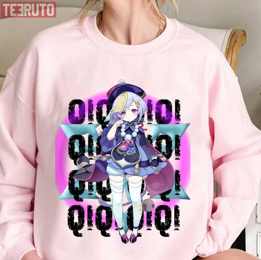 Qiqi Bubu Pharmacy Genshin Impact Unisex Sweatshirt - T-Shirt, Sweatshirt, Hoodie
