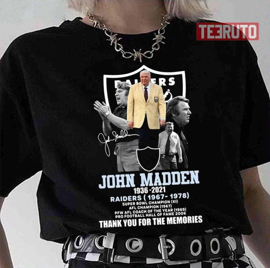 Rip John Madden Legend Never Die American Football Unisex T-Shirt - T-Shirt, Sweatshirt, Hoodie
