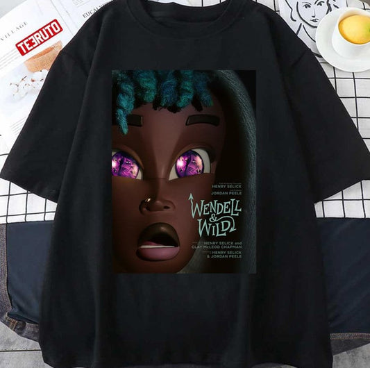 Animation Wendell Wild 2022 Poster Unisex T-shirt - T-Shirt, Sweatshirt, Hoodie