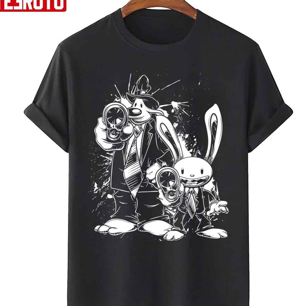 Sam &amp; Max X Pulp Fiction Art Unisex T-Shirt - T-Shirt, Sweatshirt, Hoodie