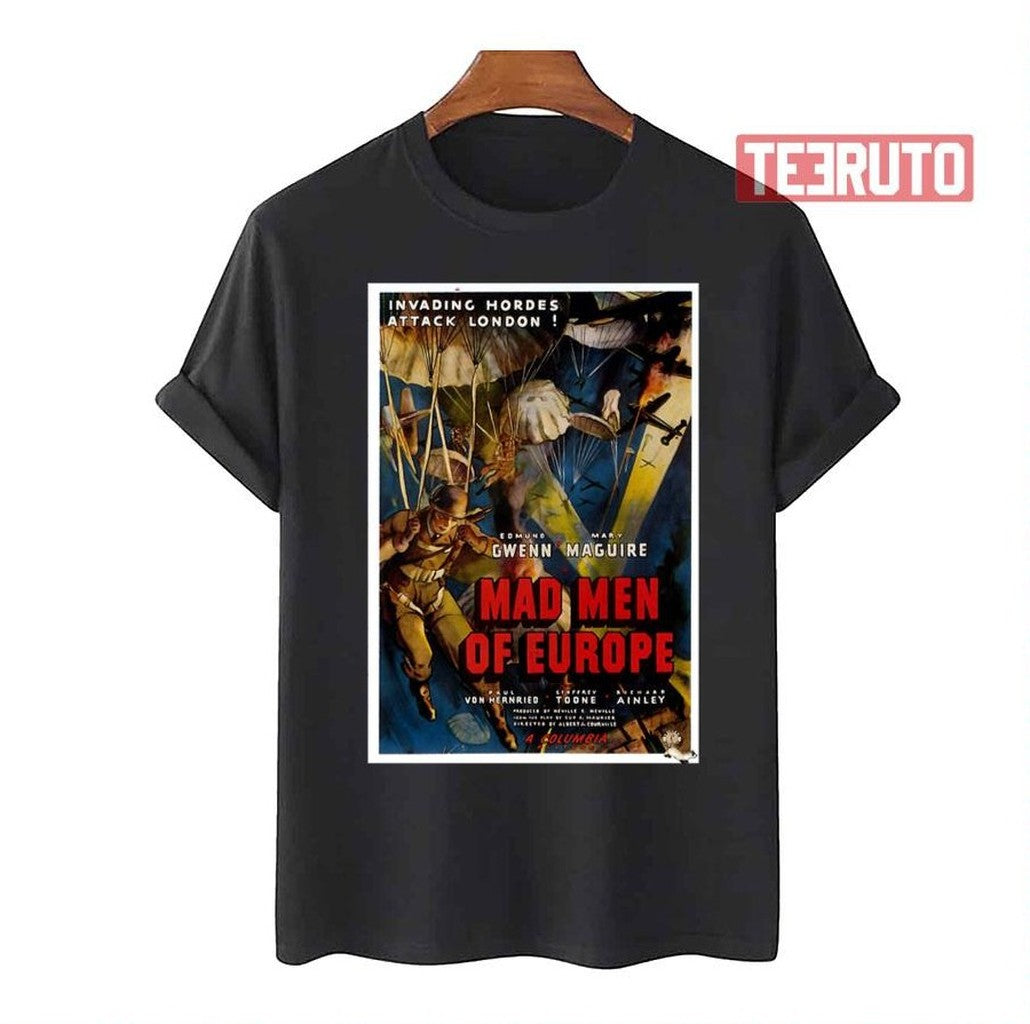 Movie Merchandise Mad Men Of Europe Unisex T-Shirt - T-Shirt, Sweatshirt, Hoodie