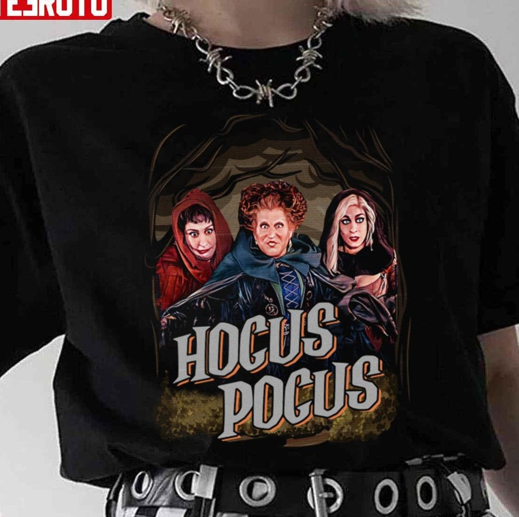 Scary 90s Movie Halloween Hocus Pocus Unisex T-Shirt - T-Shirt, Sweatshirt, Hoodie