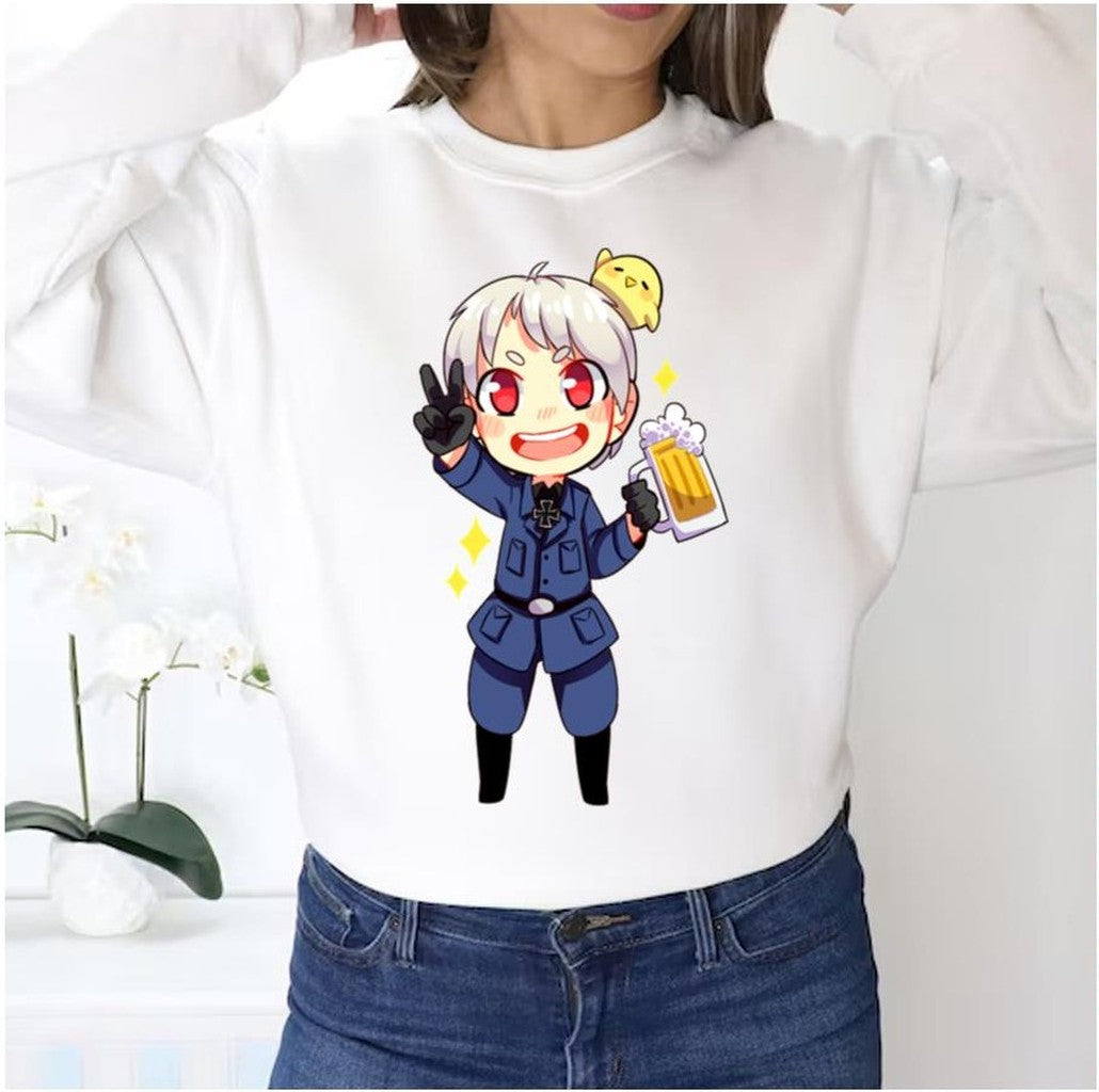 Prussia Beer Guy Hetalia Axis Powers Unisex Sweatshirt - T-Shirt, Sweatshirt, Hoodie