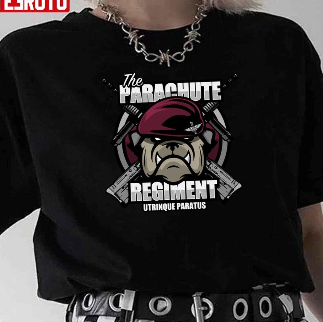 Pitbull Logo Parachute Regiment Unisex T-Shirt - T-Shirt, Sweatshirt, Hoodie