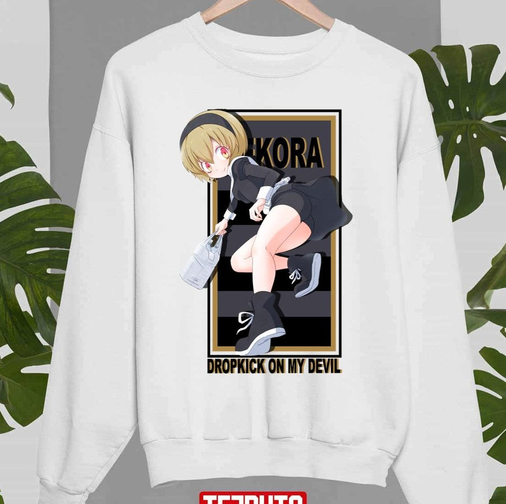 Pekora Chibi Art Dropkick On My Devil Copy Unisex Sweatshirt - T-Shirt, Sweatshirt, Hoodie