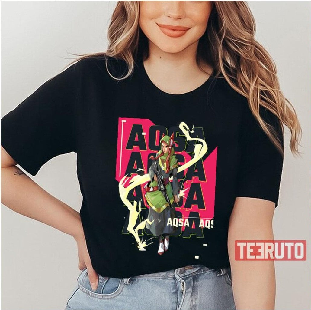 Aqsa Anime Game Valorant Unisex T-Shirt - T-Shirt, Sweatshirt, Hoodie