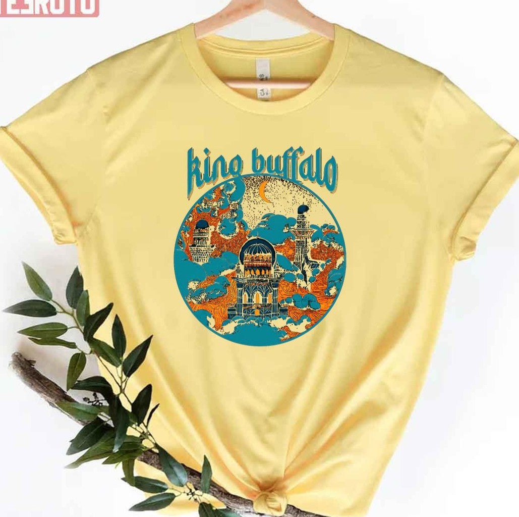 Night Temple Moon King Buffalo Unisex T-Shirt - T-Shirt, Sweatshirt, Hoodie