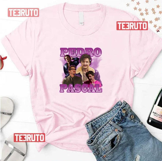 Another Pink Art Pedro Pascal Unisex T-Shirt - T-Shirt, Sweatshirt, Hoodie