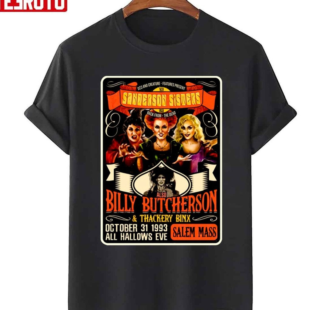 Sanderson Sister Billy Butcherson Halloween Unisex T-Shirt - T-Shirt, Sweatshirt, Hoodie