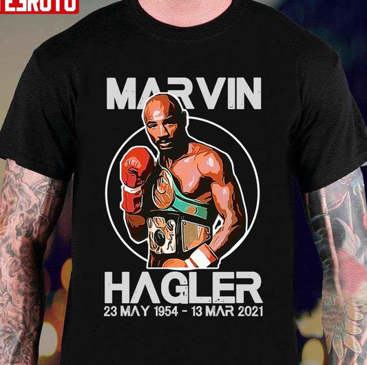 2021 Design Marvin Hagler 8 Unisex T-Shirt - T-Shirt, Sweatshirt, Hoodie