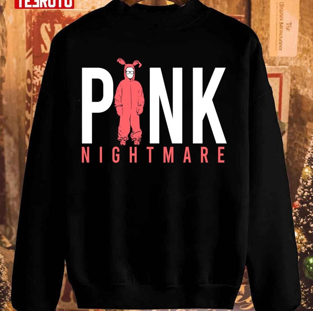 Pink Nightmare A Christmas Story Cute Bunny Unisex Sweatshirt - T-Shirt, Sweatshirt, Hoodie