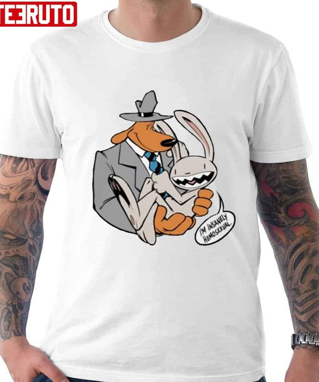Sam And Max Im Insanely Homosexual T-Shirt - T-Shirt, Sweatshirt, Hoodie