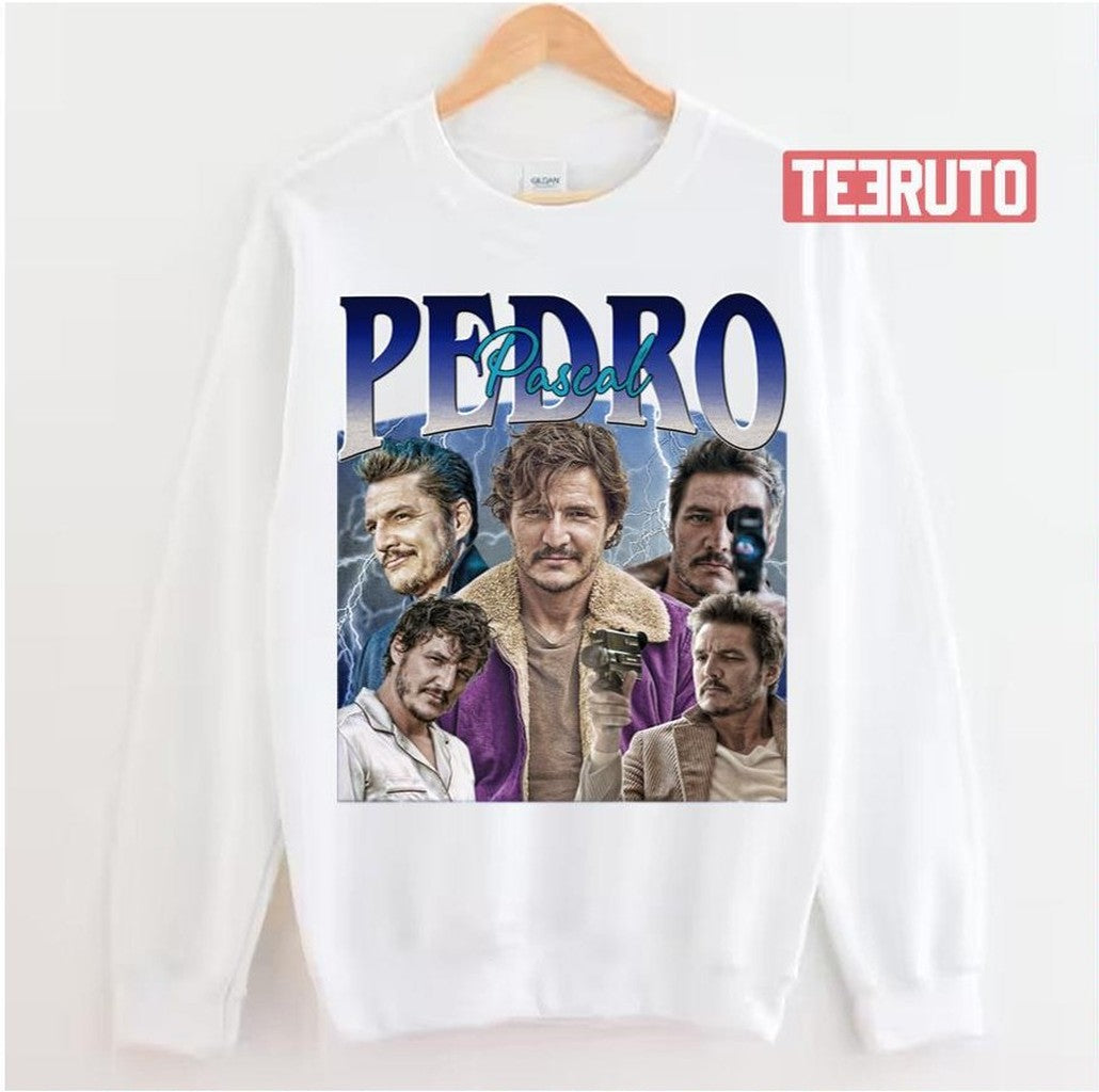 Pedro Pascal Homage The Last Of Us Collage New Design Unisex Sweatshirt - T-Shirt, Sweatshirt, Hoodie