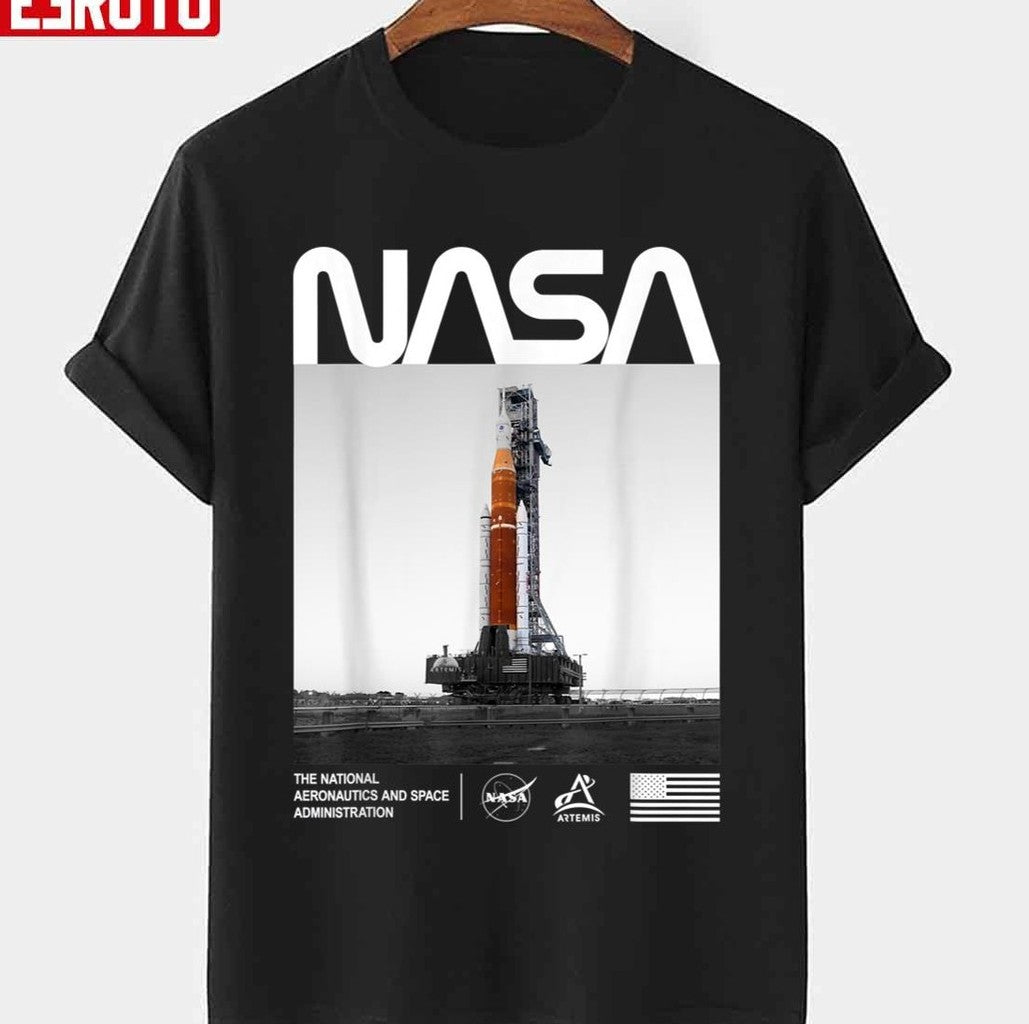 Nasa Artemis Sls Space Launch System Worm Insignia Logo Unisex T-shirt - T-Shirt, Sweatshirt, Hoodie