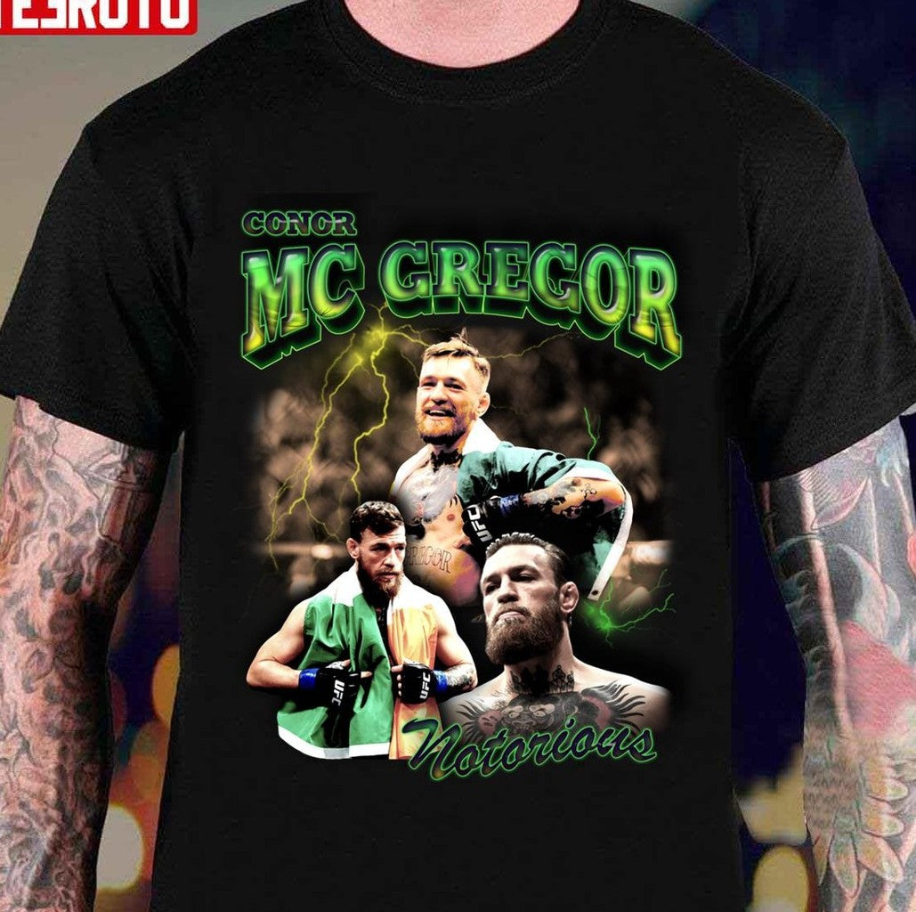 Retro 90s Design Notorious Conor Mcgregor Unisex T-Shirt - T-Shirt, Sweatshirt, Hoodie