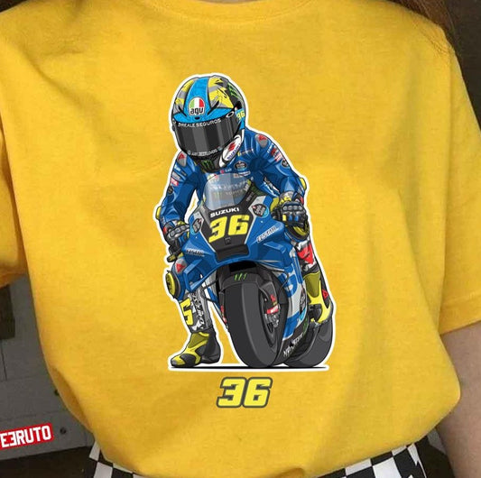 Animated Design Motorcycle Joan Mir Unisex T-Shirt - T-Shirt, Sweatshirt, Hoodie