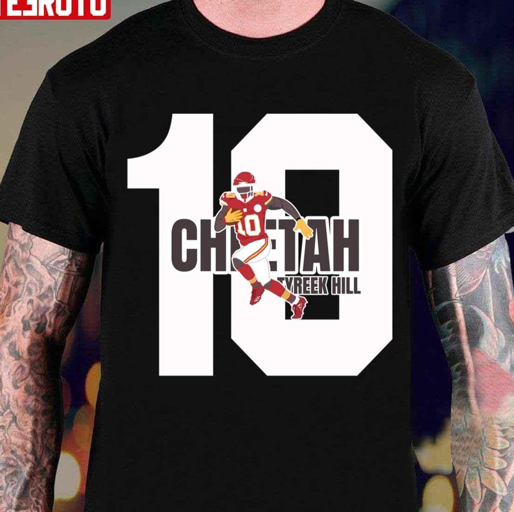 Number 10 Tyreek Hill Unisex T-shirt - T-Shirt, Sweatshirt, Hoodie