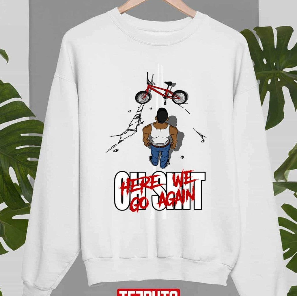 New Game Oh Shit Grand Theft Auto Gta Unisex Sweatshirt - T-Shirt, Sweatshirt, Hoodie