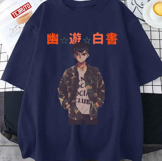 Anti Social Social Club Yuyu Hakusho Anime Unisex T-shirt - T-Shirt, Sweatshirt, Hoodie