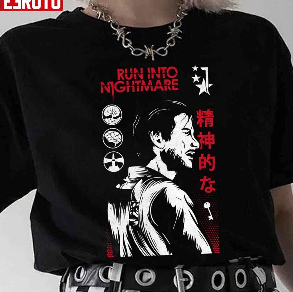 Run Into Nightmare The Evil Within Japanese Style Unisex T-Shirt - T-Shirt, Sweatshirt, Hoodie