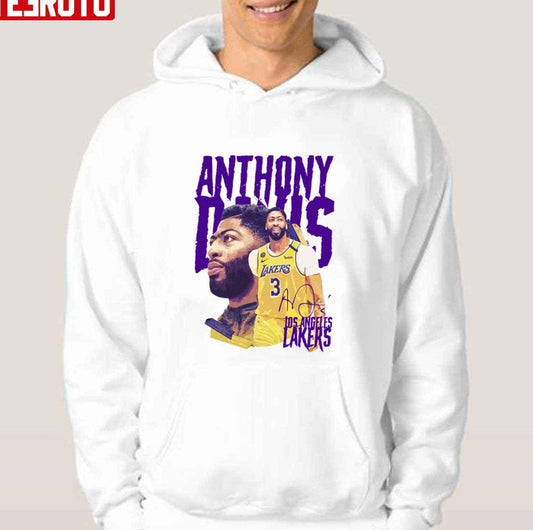 Anthony Davis 3 LA Lakers Team Basketball Player Unisex Hoodie - T-Shirt, Sweatshirt, Hoodie