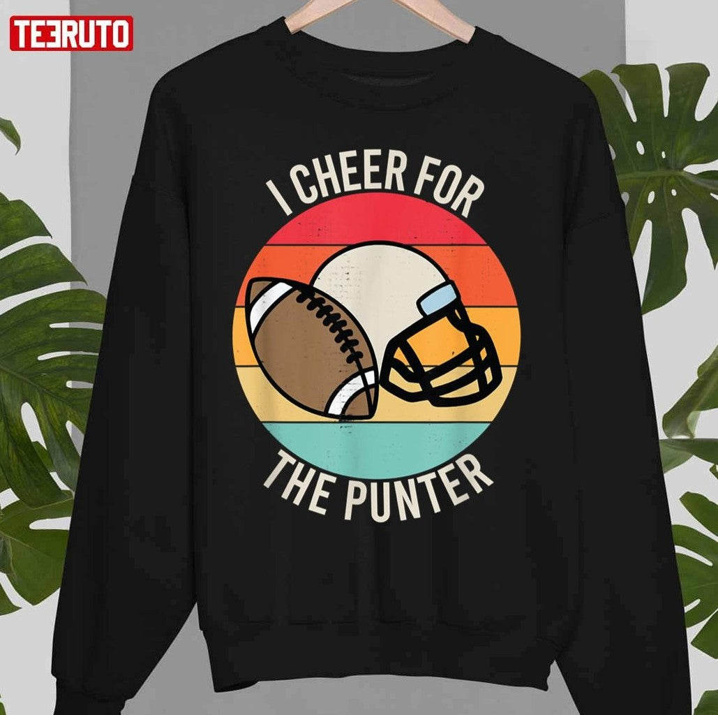 Retro I Cheer For The Punter Unisex Sweatshirt - T-Shirt, Sweatshirt, Hoodie