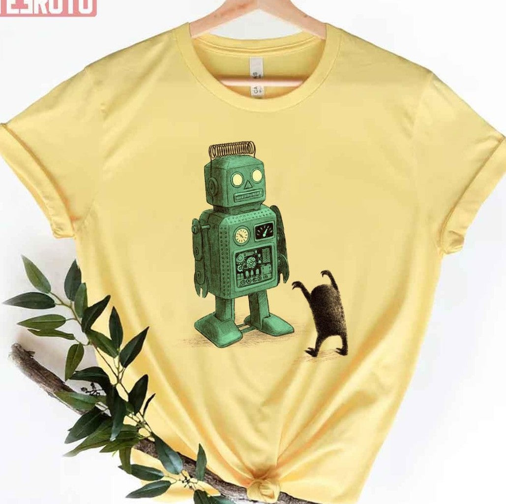 Robot Vs Alien Unisex T-Shirt - T-Shirt, Sweatshirt, Hoodie