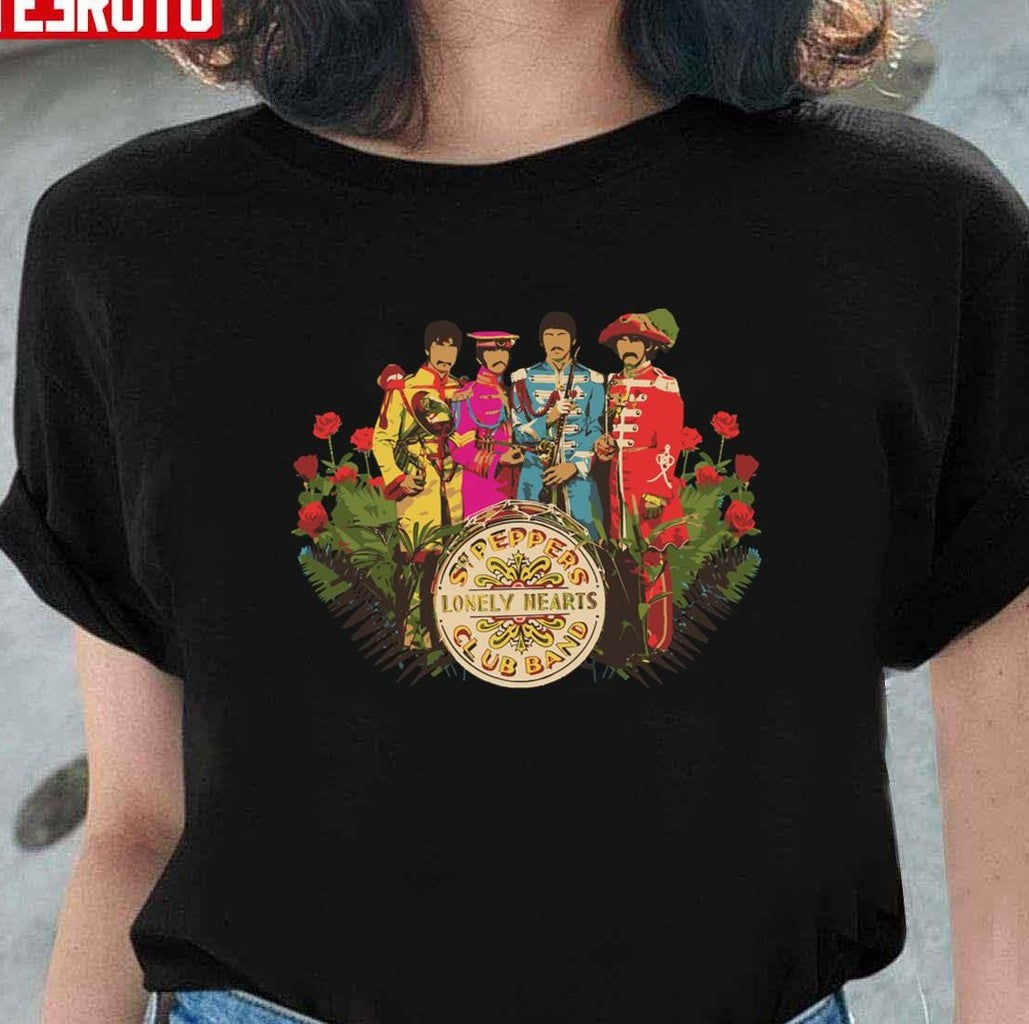 Sergeant Pepper Minimalist Album Unisex T-Shirt - T-Shirt, Sweatshirt, Hoodie