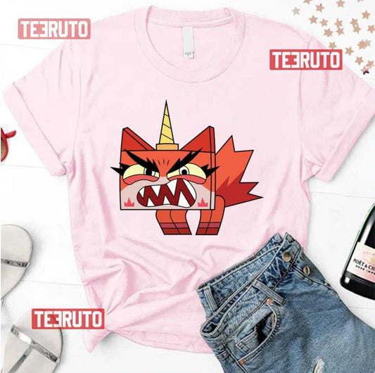 Angry Unikitty Unicorn Cat Unisex T-Shirt - T-Shirt, Sweatshirt, Hoodie