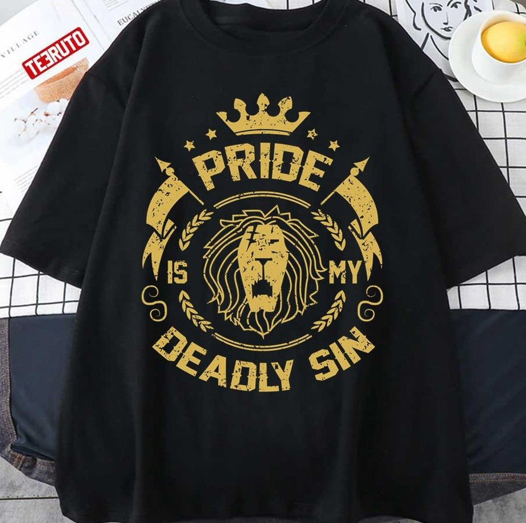 Pride Logo Design Seven Deadly Sins Unisex T-Shirt - T-Shirt, Sweatshirt, Hoodie