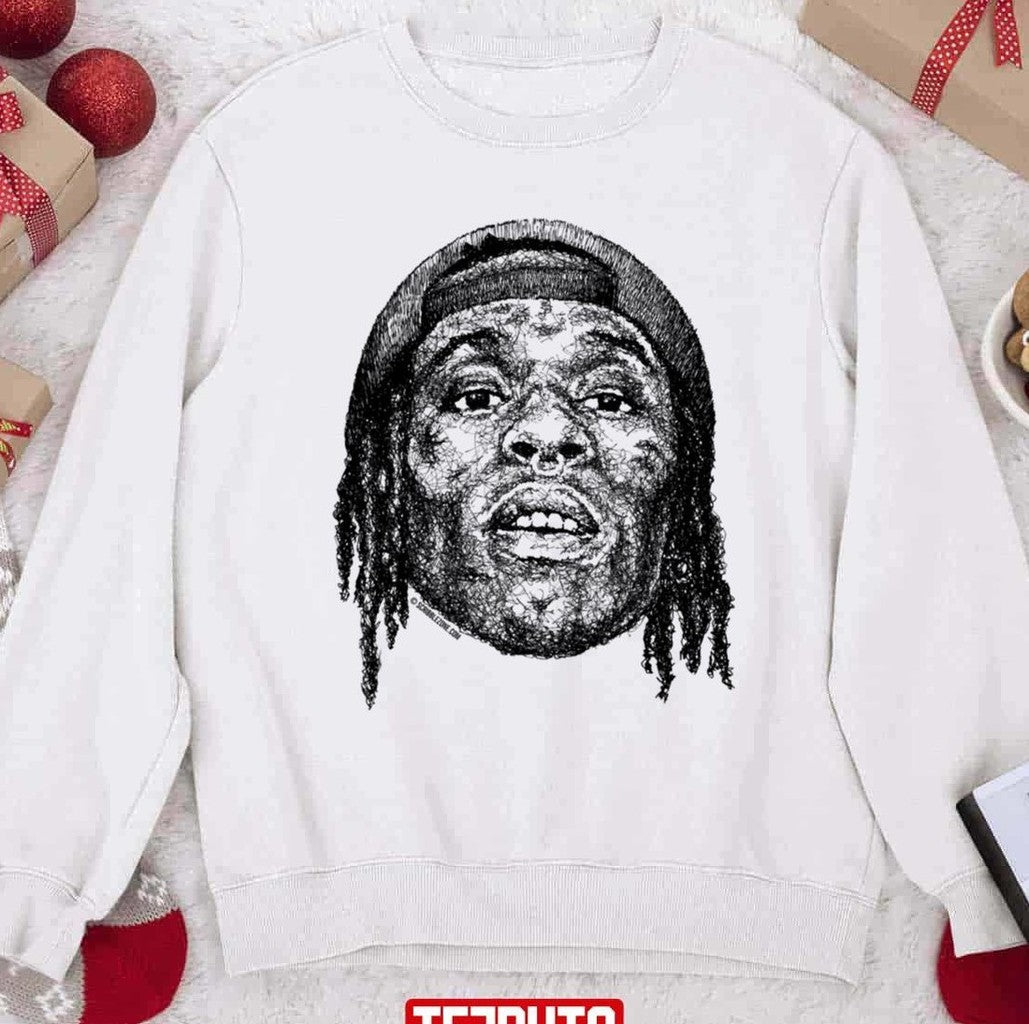 Scribbled Thugger Christmas Sweatshirt - T-Shirt, Sweatshirt, Hoodie