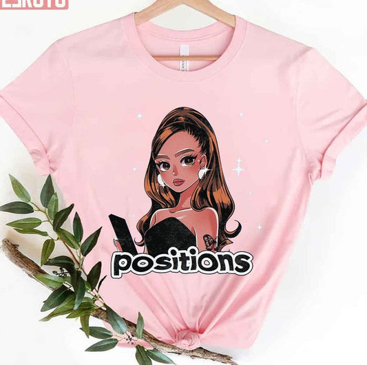 Animated Ariana Grande Positions Design Unisex T-Shirt - T-Shirt, Sweatshirt, Hoodie