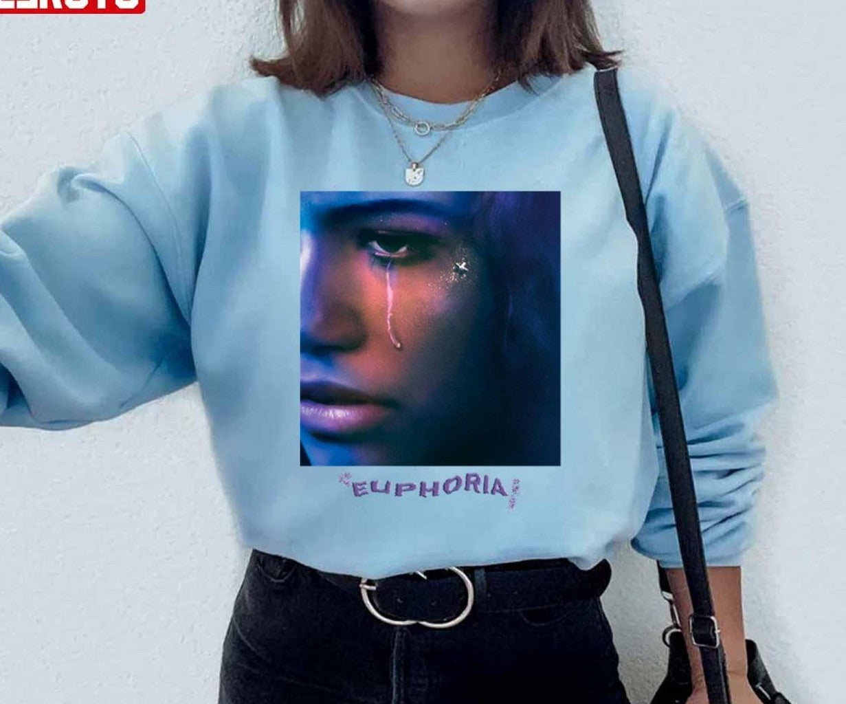 Rue Euphoria Crying Unisex Sweatshirt - T-Shirt, Sweatshirt, Hoodie