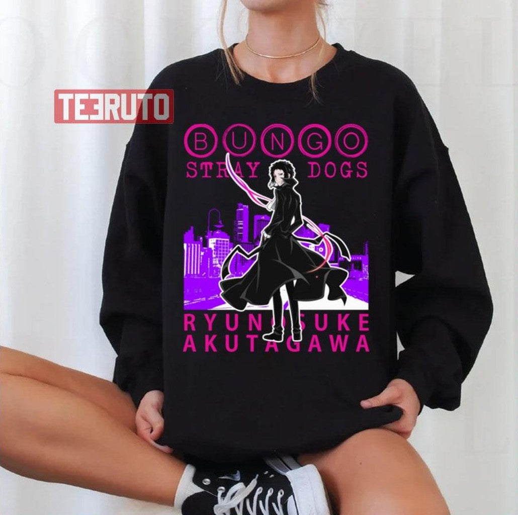 Retro Bungou Stray Dogs Unisex Sweatshirt - T-Shirt, Sweatshirt, Hoodie