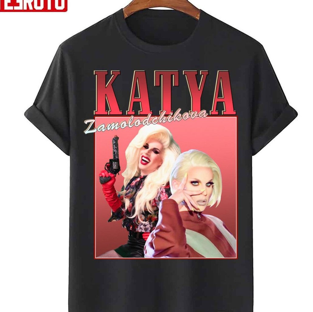 Music Vintage Katya Brown Zamolodchikova Collage Design Trixie &amp; Katya Unisex T-Shirt - T-Shirt, Sweatshirt, Hoodie