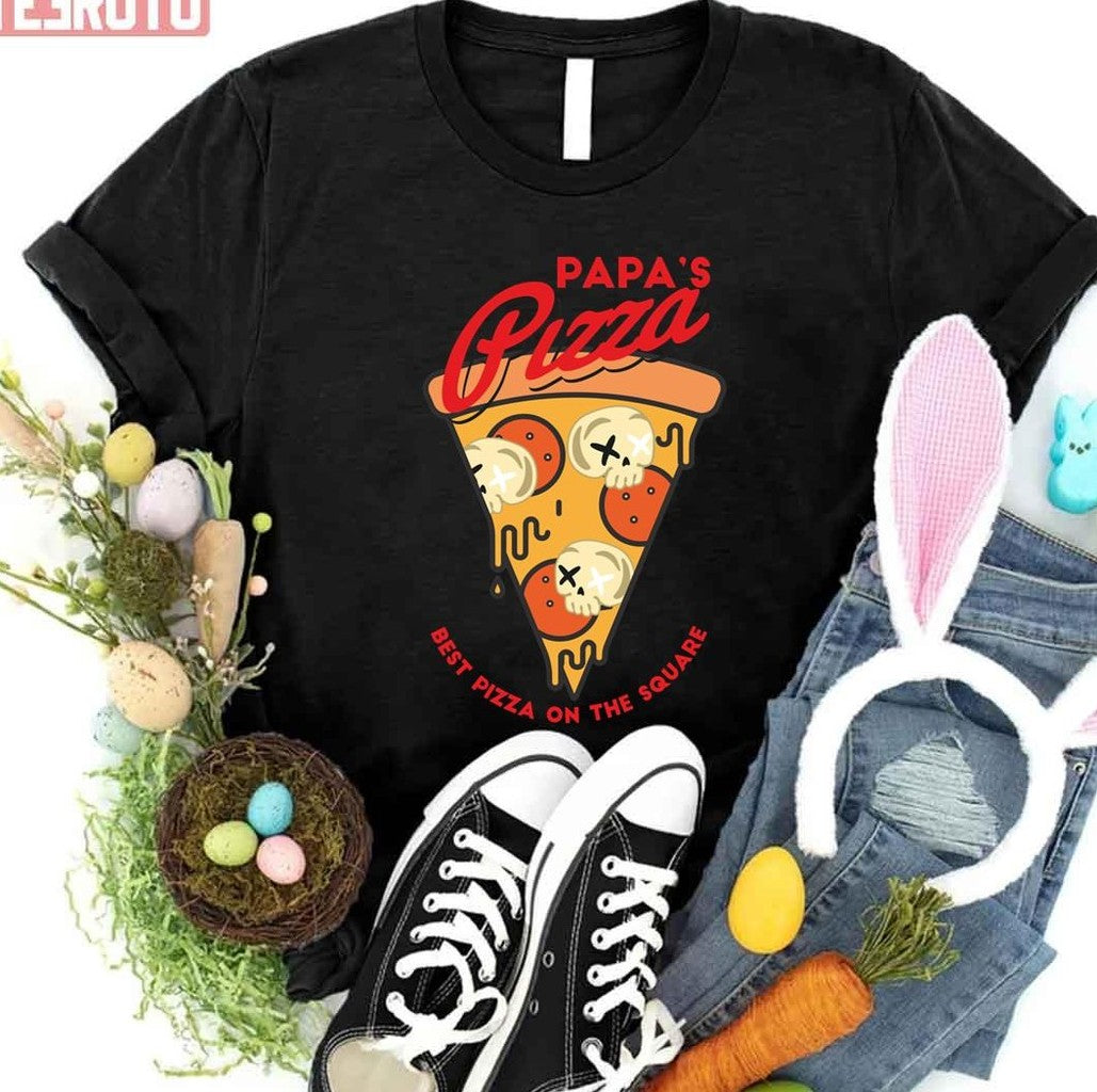Papa's Pizza Best Pizza Unisex T-Shirt - T-Shirt, Sweatshirt, Hoodie