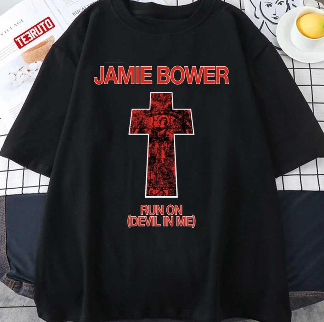 Run On Devil In Me Jamie Campbell Bower Unisex T-Shirt - T-Shirt, Sweatshirt, Hoodie