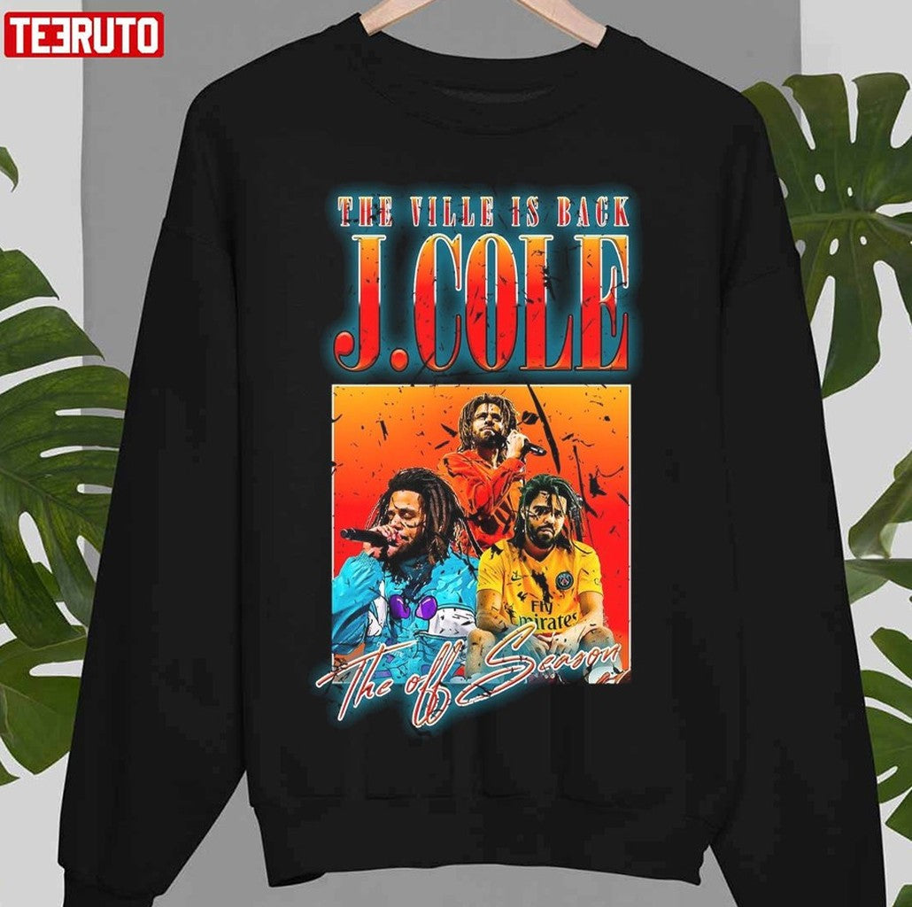 Neon Design J Cole The Great Rapper Unisex Sweatshirt - T-Shirt, Sweatshirt, Hoodie