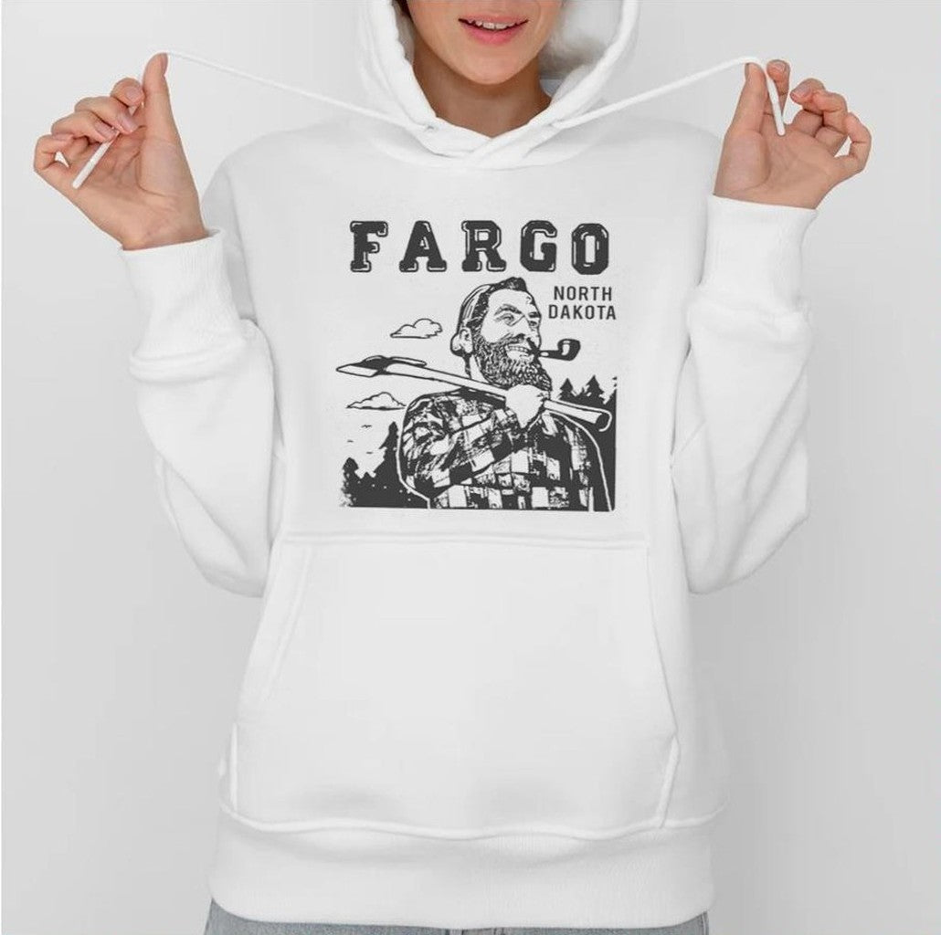 Movie Design North Dakota Fargo Unisex Hoodie - T-Shirt, Sweatshirt, Hoodie