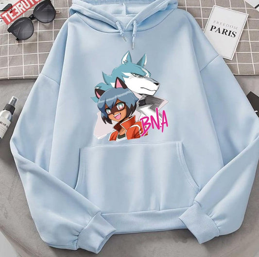 Anime Mainleads Brand New Animal Bna Unisex Hoodie - T-Shirt, Sweatshirt, Hoodie