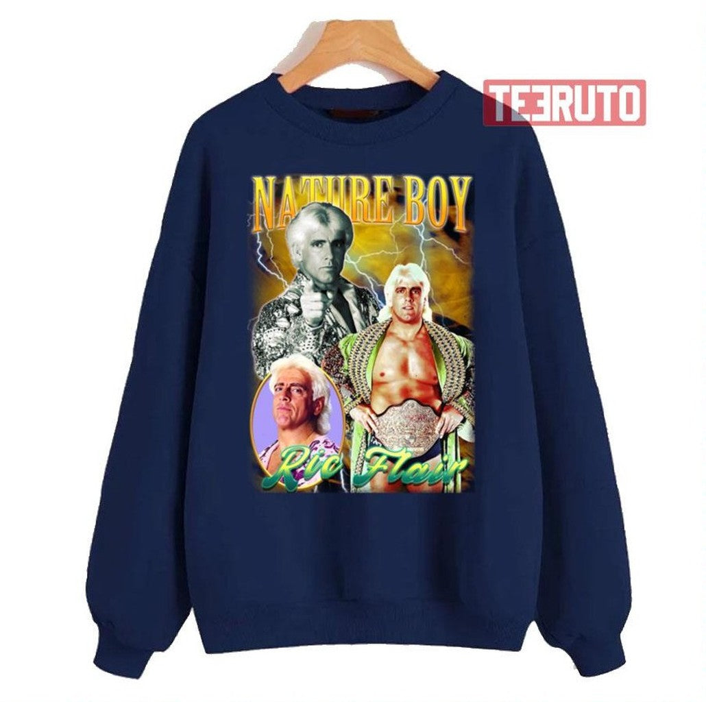 Nature Flair Bootleg Ric Flair Unisex Sweatshirt - T-Shirt, Sweatshirt, Hoodie